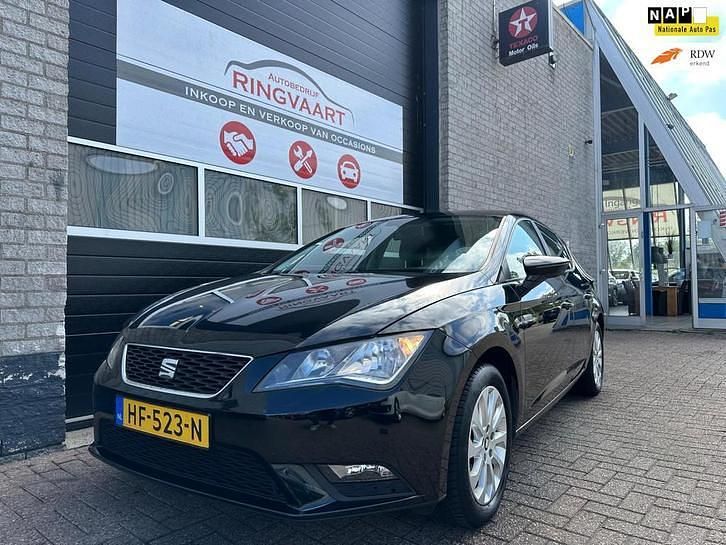 Zwart Gebruikt 2013 Seat Leon Style Hatchback | € 5.999 (Eerlijke prijs) - Afbeelding 1/4