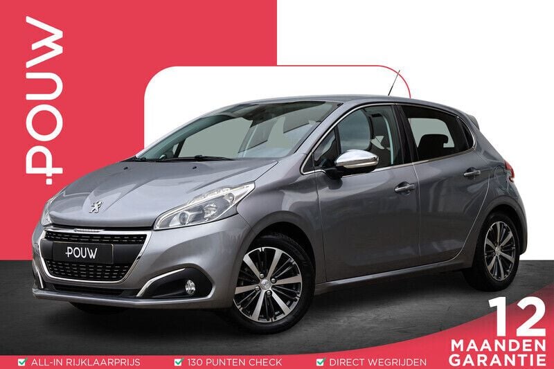 Grijs Gebruikt 2019 Peugeot 208 Allure Hatchback | € 12.950 (Goede deal) - Afbeelding 1/4