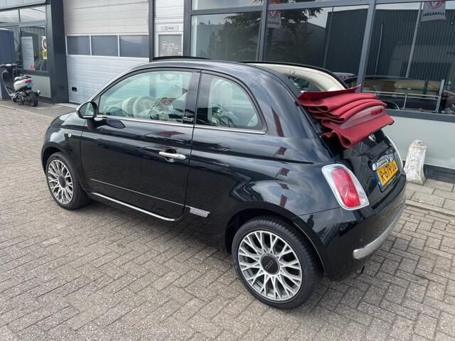 Zwart Gebruikt 2013 Fiat 500C Lounge Cabriolet | € 7.250 (Eerlijke prijs) - Afbeelding 1/4