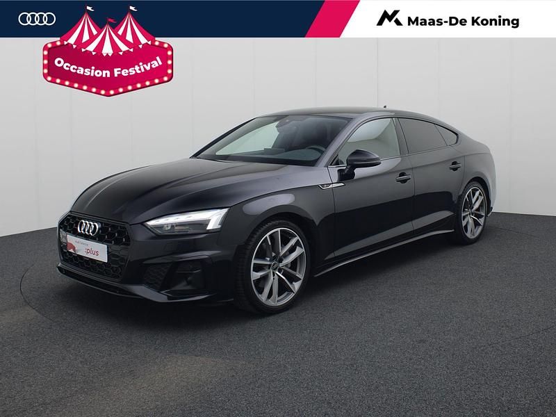 Zwart Gebruikt 2023 Audi A5 Sportback S-Line Hatchback | € 44.440 - Afbeelding 1/4