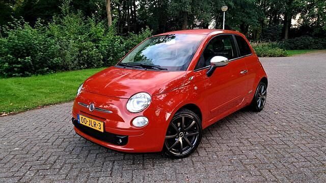 Bruin Gebruikt 2009 Fiat 500 Sport Hatchback | € 3.299 (Super prijs) - Afbeelding 1/4
