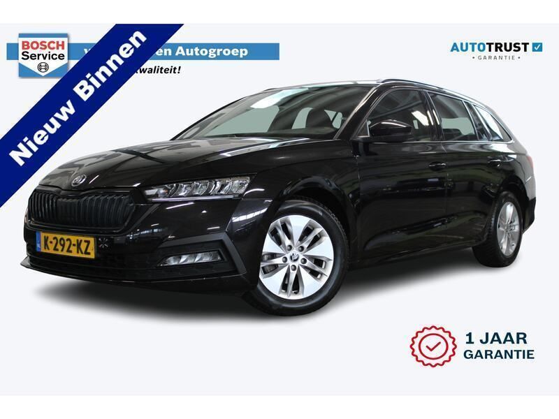 Zwart Gebruikt 2021 Skoda Octavia Business Line Stationwagen | € 18.450 (Eerlijke prijs) - Afbeelding 1/4
