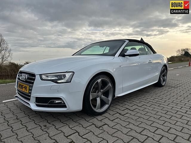 Wit Gebruikt 2012 Audi A5 Cabriolet Proline Cabriolet | € 19.950 - Afbeelding 1/4