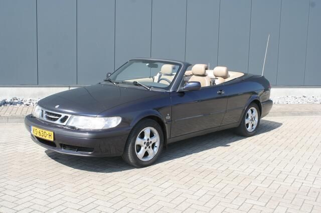 Blauw Gebruikt 2001 Saab 9-3 Cabriolet Cabriolet | € 750 - Afbeelding 1/4