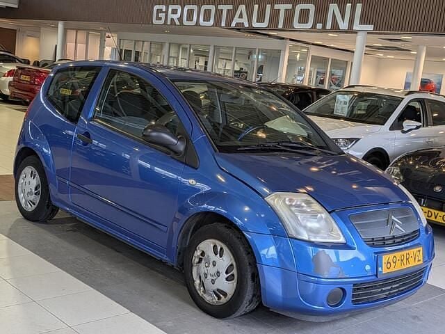 Blauw (metallic) Gebruikt 2005 Citroën C2 Attraction Hatchback | € 799 (Super prijs) - Afbeelding 1/4