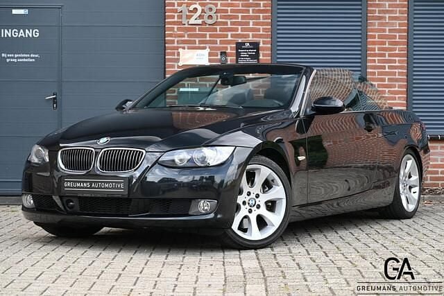 Zwart Gebruikt 2008 BMW 335 Cabriolet Cabriolet | € 16.950 - Afbeelding 1/4