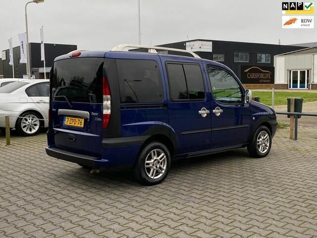 Occasion Fiat Doblò 103 PK (75 kW) 2002 Blauw, metallic lak MPV