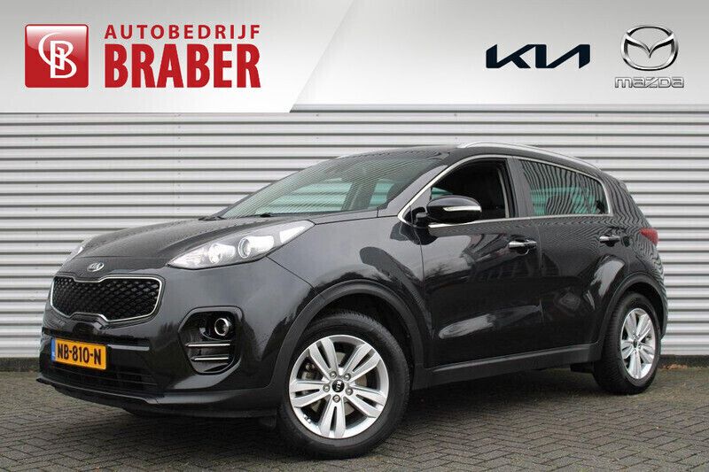 Zwart Gebruikt 2017 Kia Sportage First Edition SUV | € 17.495 (Eerlijke prijs) - Afbeelding 1/4