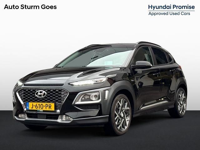 Phantom black pearl Occasion 2020 Hyundai Kona Premium SUV | € 22.695 (Duur) - Afbeelding 1/1