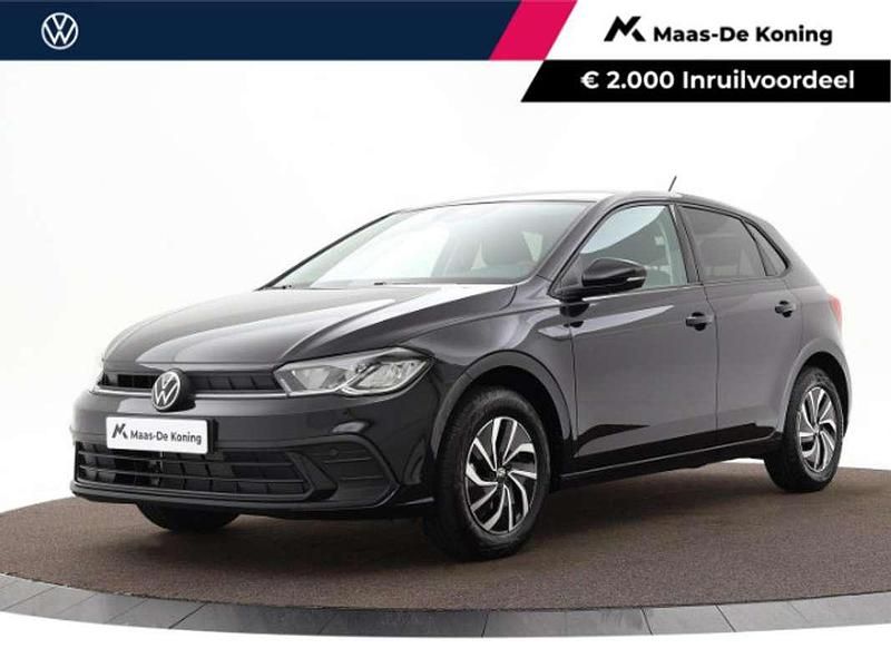 Zwart Nieuw 2025 VW Polo Edition Hatchback | € 28.275 (Super prijs) - Afbeelding 1/4