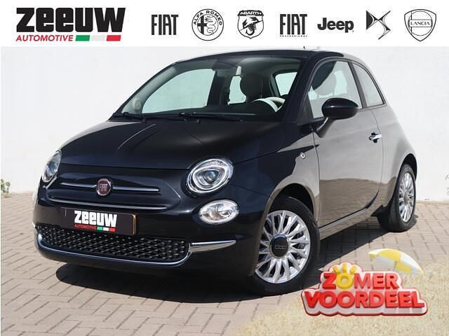 Zwart Gebruikt 2020 Fiat 500 Lounge Hatchback | € 12.900 (Eerlijke prijs) - Afbeelding 1/4