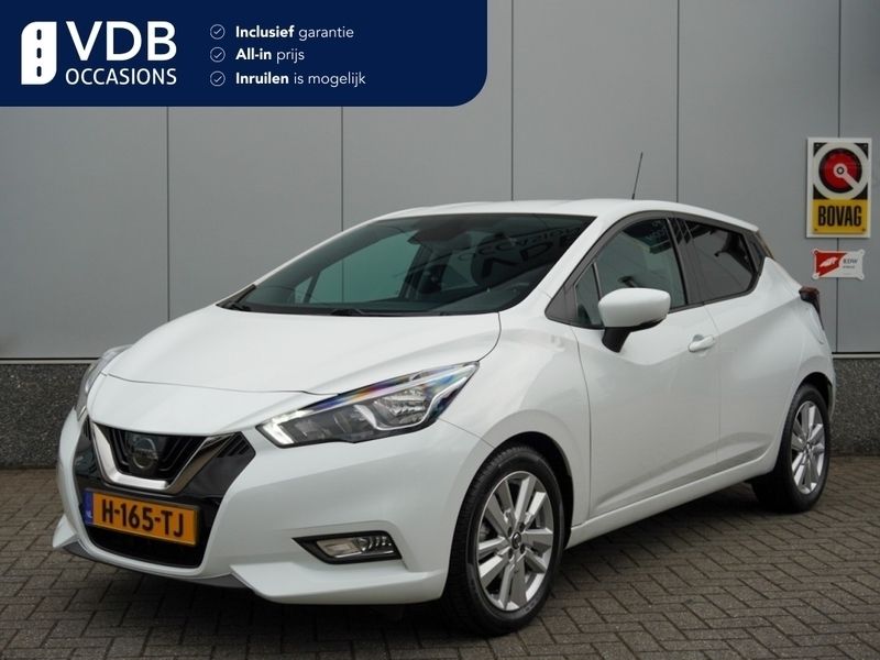 Wit Gebruikt 2020 Nissan Micra N-Connecta Hatchback | € 13.180 (Eerlijke prijs) - Afbeelding 1/4