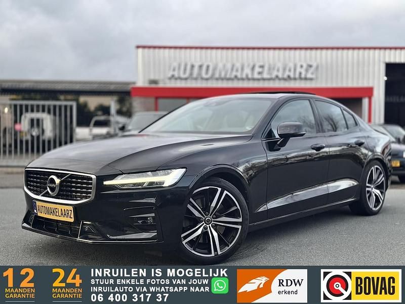 Zwart Gebruikt 2019 Volvo S60 R-Design Sedan | € 26.990 (Eerlijke prijs) - Afbeelding 1/4