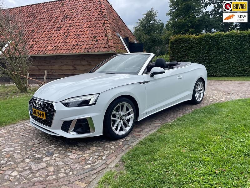 Wit Gebruikt 2024 Audi A5 Cabriolet S-Line Cabriolet | € 46.950 (Super prijs) - Afbeelding 1/3