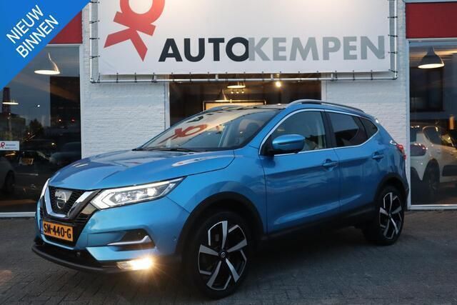 Blauw Gebruikt 2018 Nissan Qashqai Tekna+ SUV | € 17.500 (Eerlijke prijs) - Afbeelding 1/4