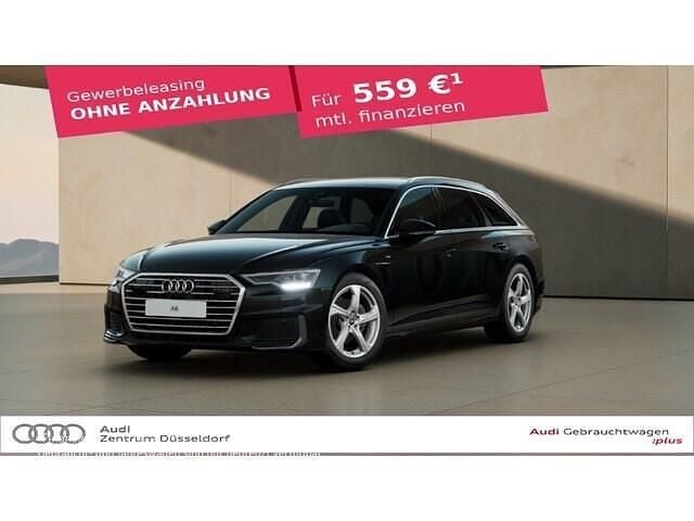 Zwart Occasion 2024 Audi A6 Sport Stationwagen | € 49.975 - Afbeelding 1/4