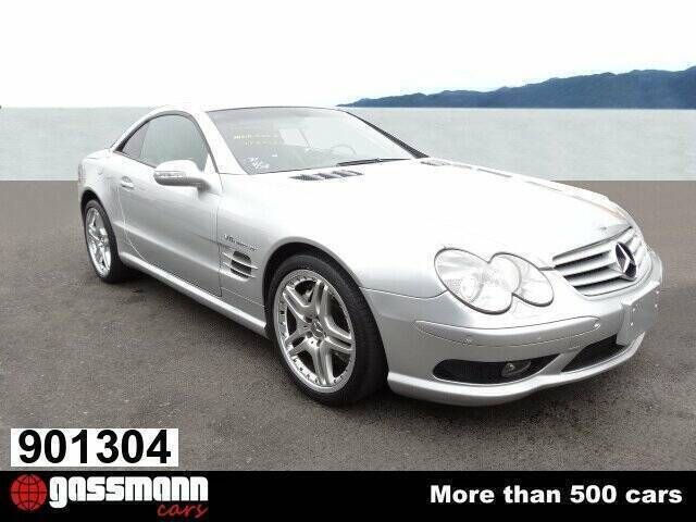 Zilversilber Gebruikt 2002 Mercedes SL55 AMG AMG Cabriolet | € 35.803 (Super prijs) - Afbeelding 1/4