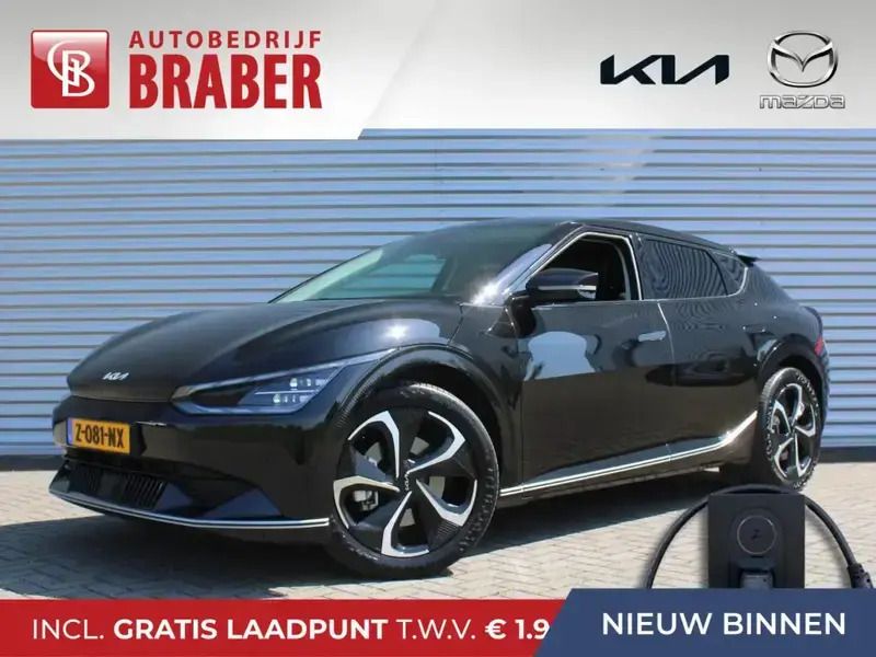 Zwart Occasion 2024 Kia EV6 Advance SUV | € 43.900 (Eerlijke prijs) - Afbeelding 1/4