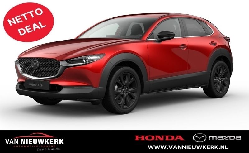 Rood Nieuw 2025 Mazda CX-30 Homura-Line SUV | € 38.300 - Afbeelding 1/3