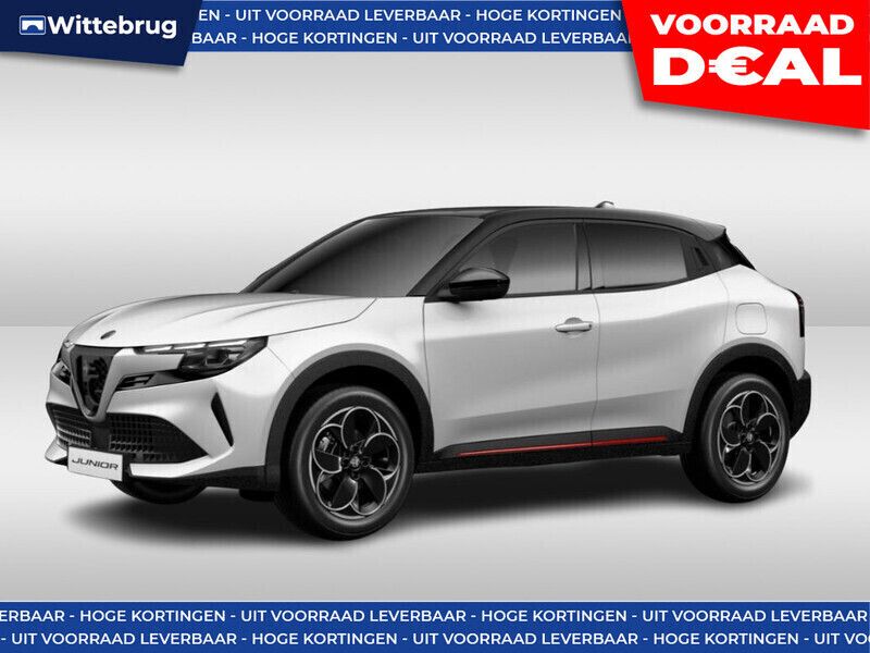 Wit, metallic lak Nieuw 2024 Alfa Romeo Junior Edizione Speciale SUV | € 37.333 (Super prijs) - Afbeelding 1/4