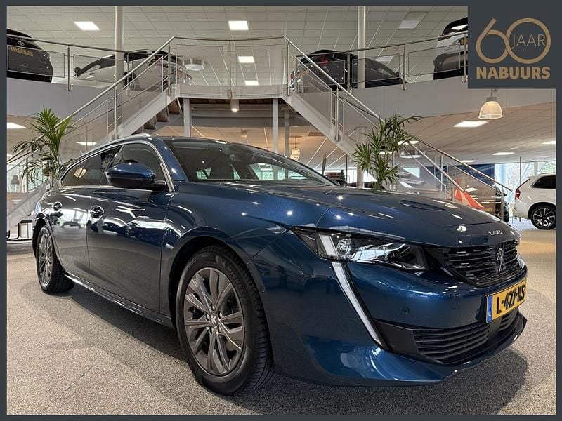 Blauw Occasion 2021 Peugeot 508 Allure Stationwagen | € 19.950 (Eerlijke prijs) - Afbeelding 1/4