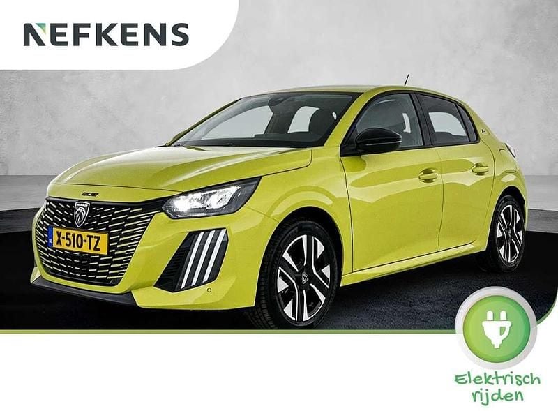 Geel Gebruikt 2024 Peugeot e-208 Style Hatchback | € 21.925 (Eerlijke prijs) - Afbeelding 1/3