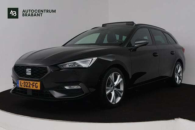 Occasion Seat Leon FR 150 PK (110 kW) 2021 Zwart Stationwagen