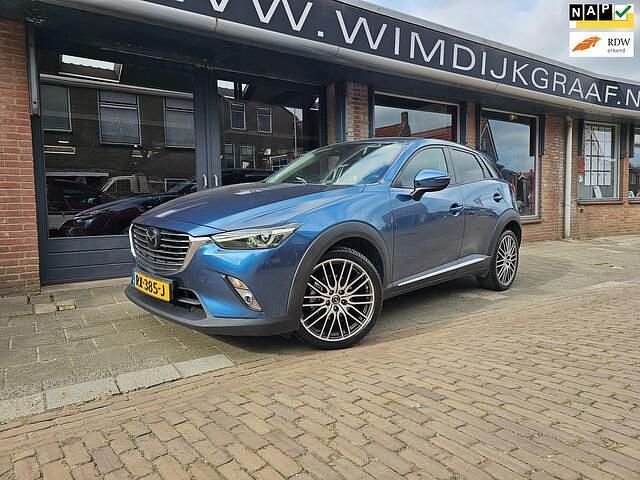 Blauw Gebruikt 2018 Mazda CX-3 SUV | € 17.995 (Iets duurder) - Afbeelding 1/4
