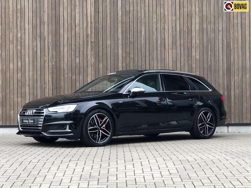 Zwart Gebruikt 2018 Audi S4 Stationwagen | € 29.900 (Eerlijke prijs) - Afbeelding 1/4