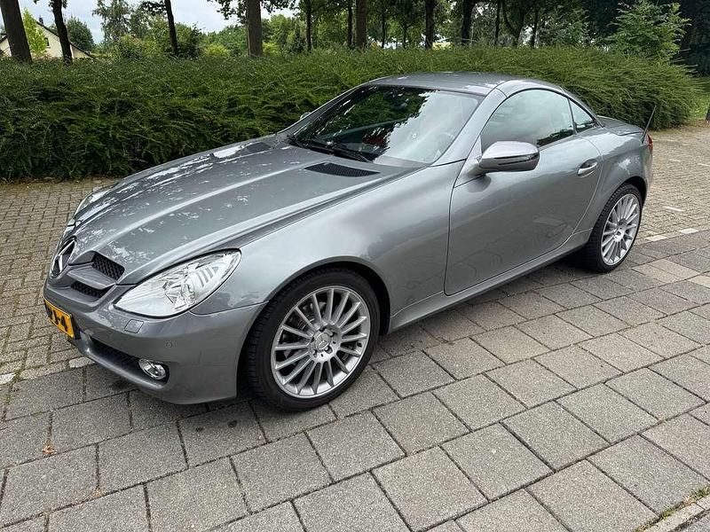 Zilver Gebruikt 2010 Mercedes SLK200 Prestige Cabriolet | € 17.000 (Eerlijke prijs) - Afbeelding 1/4
