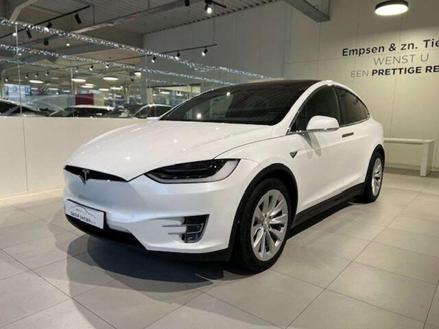 Wit Gebruikt 2018 Tesla Model X SUV | € 42.100 (Super prijs) - Afbeelding 1/4