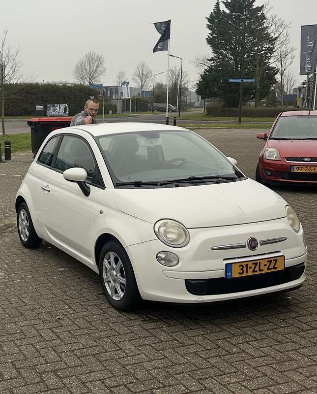 Wit Gebruikt 2008 Fiat 500 Pop Hatchback | € 1.999 (Goede deal) - Afbeelding 1/4