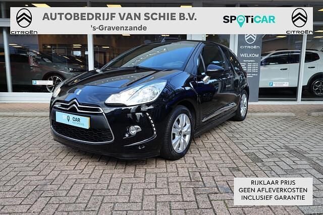 Zwart Gebruikt 2013 Citroën DS3 Cabriolet So Chic Cabriolet | € 5.950 (Goede deal) - Afbeelding 1/4