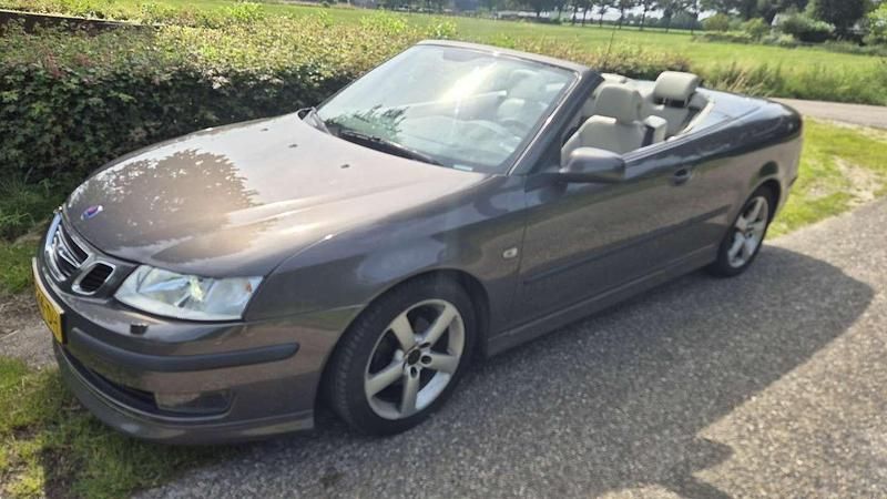 Grijs Gebruikt 2007 Saab 9-3 Cabriolet Cabriolet | € 9.900 (Super prijs) - Afbeelding 1/4