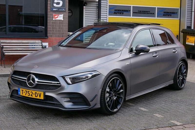Occasion Mercedes A35 AMG Premium Plus 306 PK (225 kW) 2019 Grijs Hatchback
