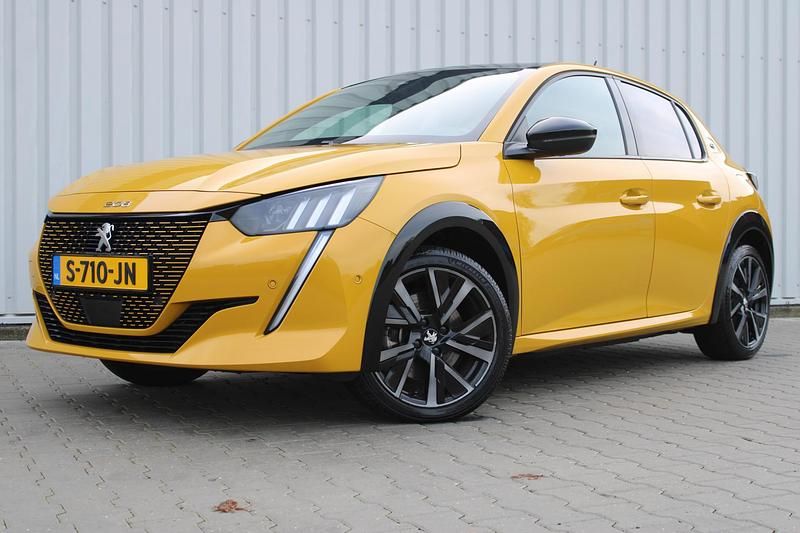 Occasion Peugeot e-208 GTi 100 kW (136 PK) 2023 Geel Hatchback