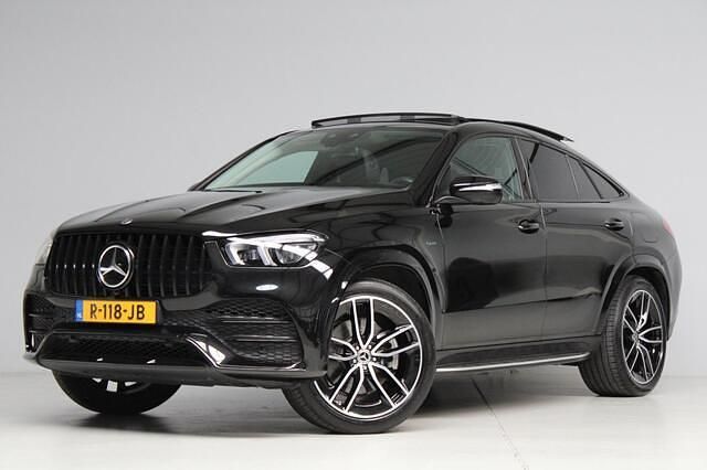Zwart Gebruikt 2021 Mercedes GLE350 Premium Plus Coupé | € 69.945 (Eerlijke prijs) - Afbeelding 1/4