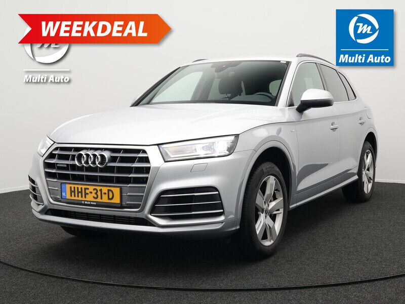 Grijs, metallic lak Gebruikt 2020 Audi Q5 S-Line SUV | € 30.740 - Afbeelding 1/4