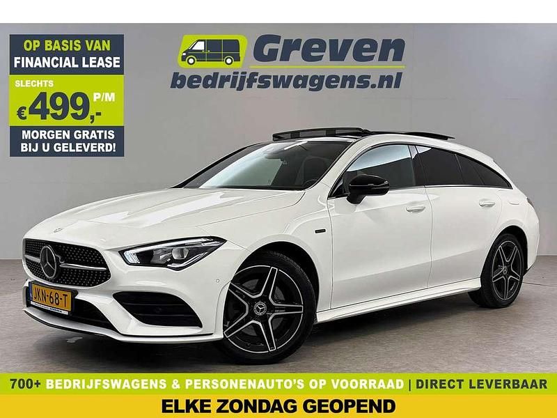 Wit Gebruikt 2021 Mercedes CLA250e Shooting Brake AMG Stationwagen | € 30.900 (Eerlijke prijs) - Afbeelding 1/4