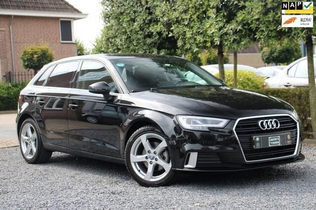 Zwart Gebruikt 2019 Audi A3 Sportback Sport Hatchback | € 14.950 (Eerlijke prijs) - Afbeelding 1/4