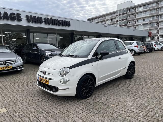Wit Occasion 2018 Fiat 500C Lounge Cabriolet | € 10.950 (Eerlijke prijs) - Afbeelding 1/4