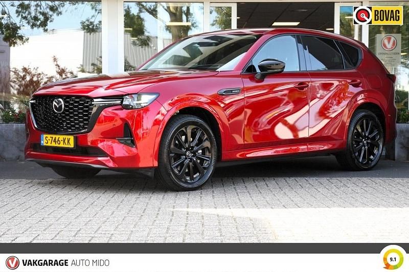 Rood Gebruikt 2023 Mazda CX-60 Homura-Line SUV | € 44.845 (Goede deal) - Afbeelding 1/4
