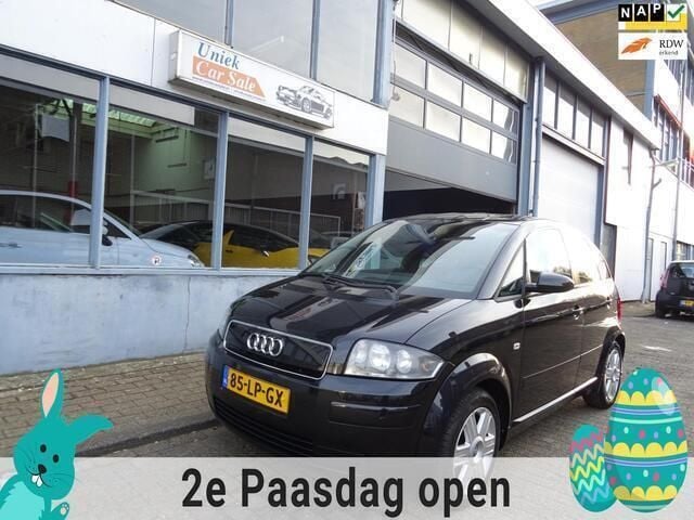 Zwart Gebruikt 2003 Audi A2 Exclusive Hatchback | € 3.450 (Eerlijke prijs) - Afbeelding 1/4