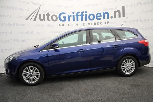 Blauw Gebruikt 2014 Ford Focus Stationwagen | € 3.890 (Super prijs) - Afbeelding 1/4