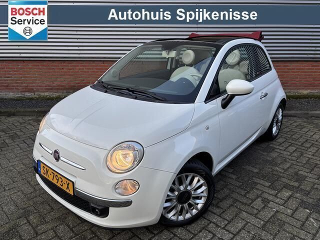 Wit Gebruikt 2015 Fiat 500C Lounge Cabriolet | € 8.450 (Goede deal) - Afbeelding 1/4