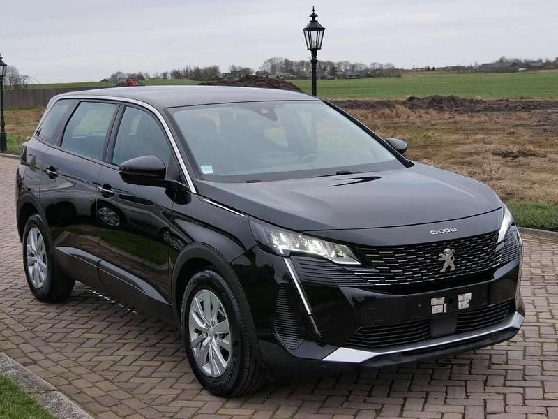 Zwart, metallic lak Gebruikt 2021 Peugeot 5008 Business-Line MPV | € 16.215 (Super prijs) - Afbeelding 1/3