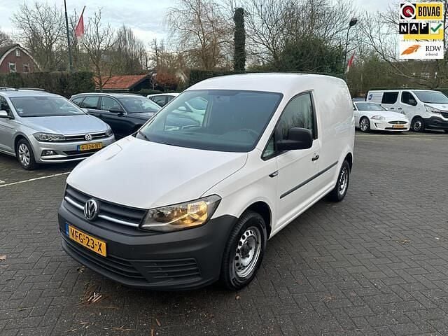 Wit Gebruikt 2020 VW Caddy Trendline MPV | € 8.950 (Super prijs) - Afbeelding 1/4