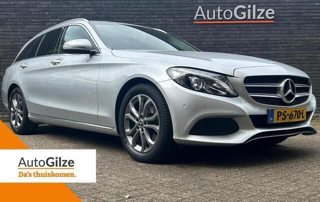 Grijs Gebruikt 2017 Mercedes C180 Premium Stationwagen | € 21.945 (Eerlijke prijs) - Afbeelding 1/4