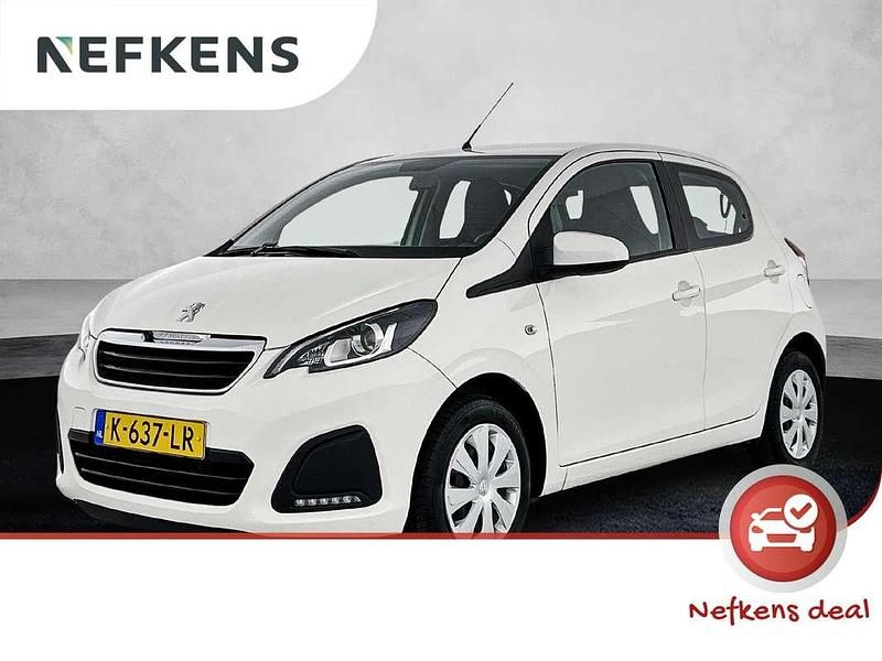 Wit Gebruikt 2021 Peugeot 108 Active Hatchback | € 9.825 (Eerlijke prijs) - Afbeelding 1/3