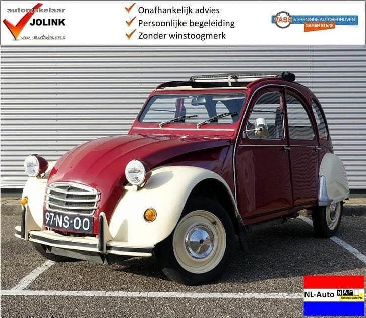 Rood Occasion 1976 Citroën 2CV Sedan | € 8.950 - Afbeelding 1/4